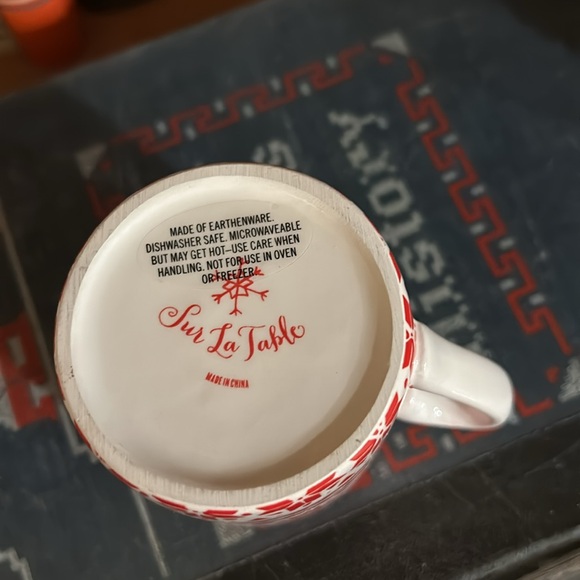 NWT Sur La Table Holiday Fair Isle Espresso Mug - Picture 6 of 6